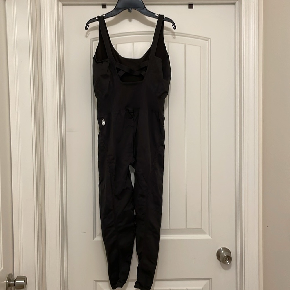 Free People FP Movement x Hatch Good Karma Maternity Onesie Obsidian $128 - Picture 10 of 13